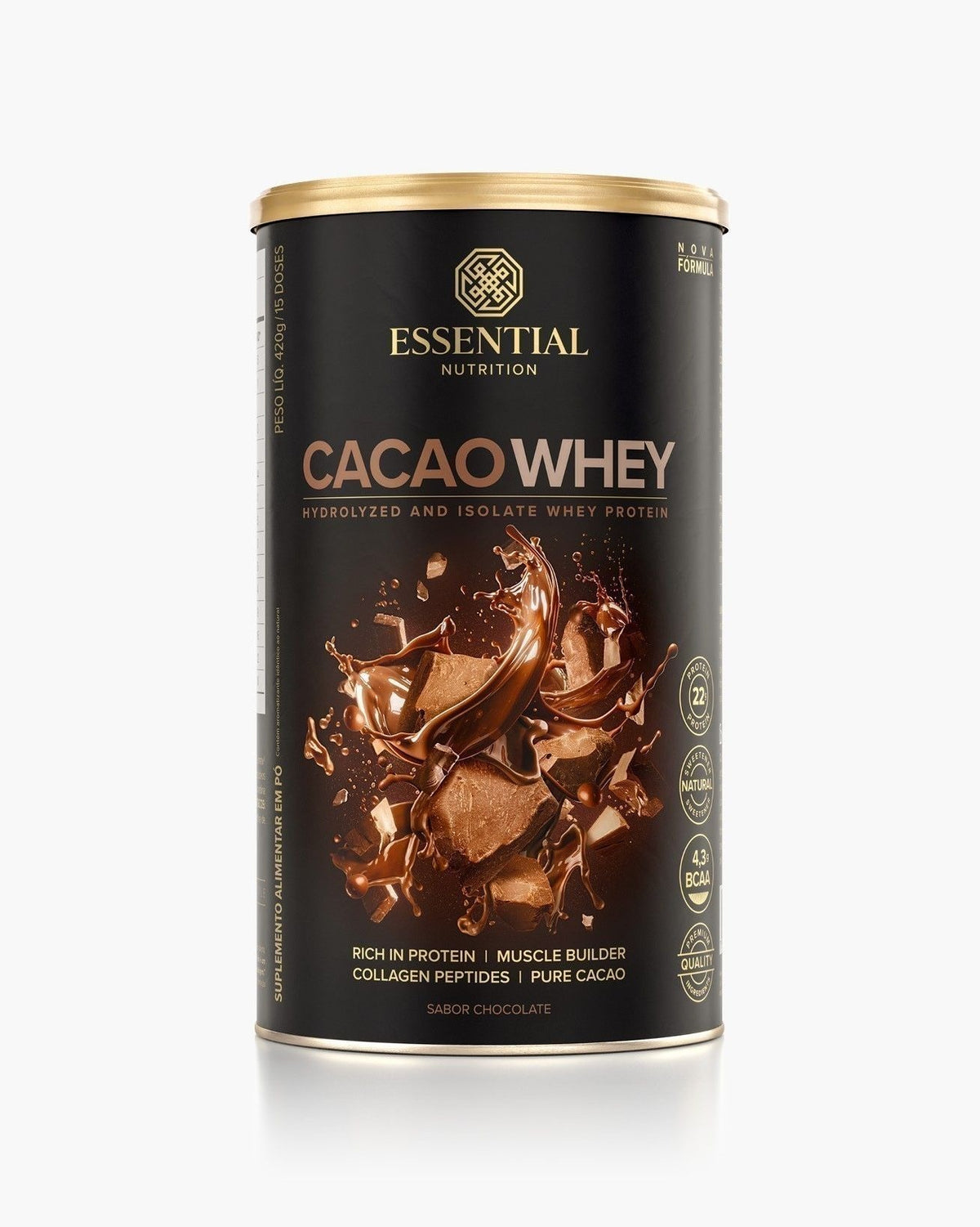 Cacao Whey Lata | Lata 30 doses 840g