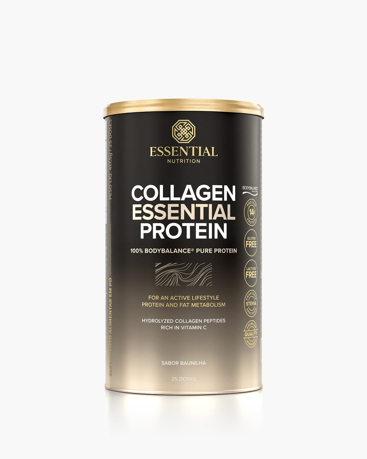 Collagen Essential Protein Baunilha Lata 417,5g | 25 doses